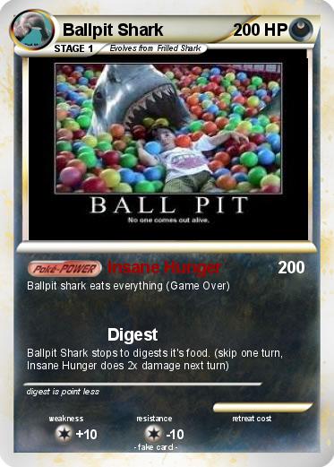 Pokemon Ballpit Shark