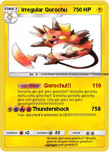 Pokemon Irregular Gorochu    7