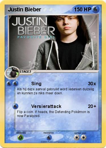 Pokemon Justin Bieber