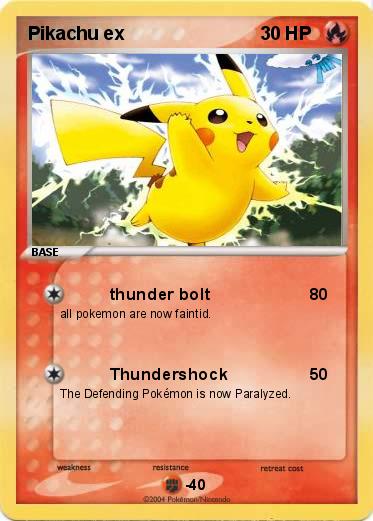 Pokemon Pikachu ex