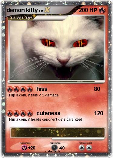 Pokemon demon kitty
