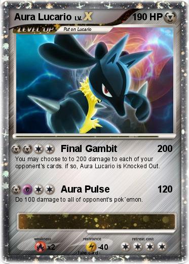 Pokemon Aura Lucario