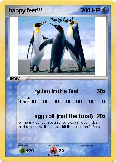 Pokemon happy feet!!!