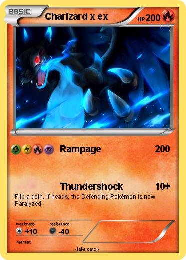 Pokemon Charizard x ex
