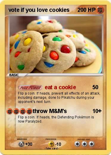 Pokemon vote if you love cookies