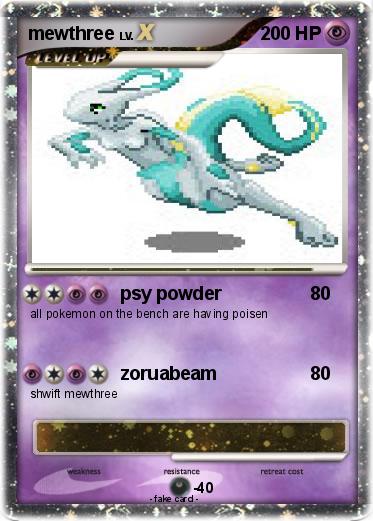 Pokemon mewthree