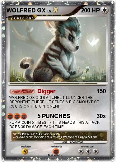 Pokemon WOLFRED GX
