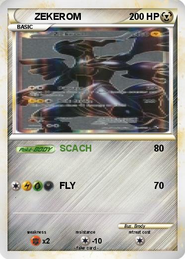 Pokemon ZEKEROM