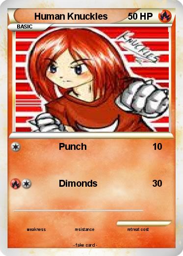Pokemon Human Knuckles