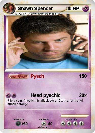 Pokemon Shawn Spencer