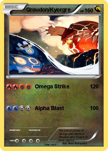 Pokemon Groudon/Kyorgre