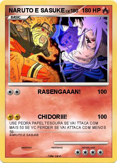 Pokemon NARUTO E SASUKE