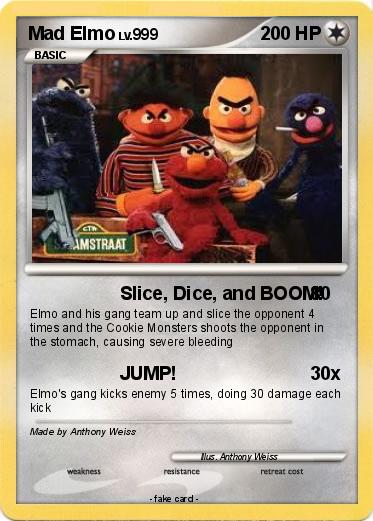 Pokemon Mad Elmo