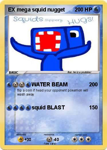Pokemon EX mega squid nugget