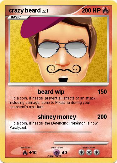 Pokemon crazy beard