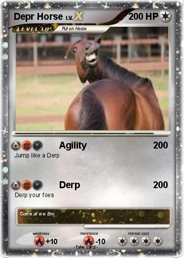 Pokemon Depr Horse