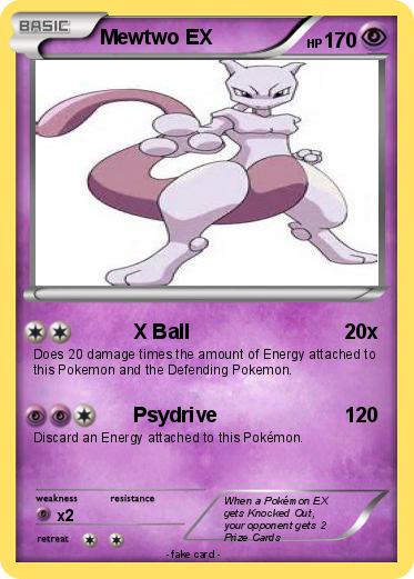 Pokemon Mewtwo EX