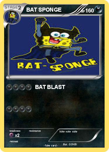 Pokemon BAT SPONGE