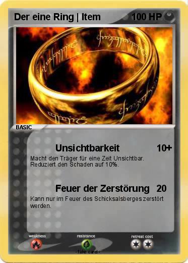 Pokemon Der eine Ring | Item