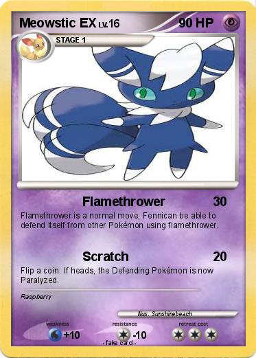 Pokemon Meowstic EX