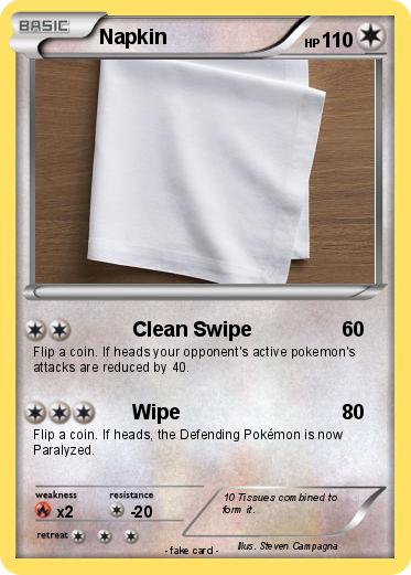 Pokemon Napkin