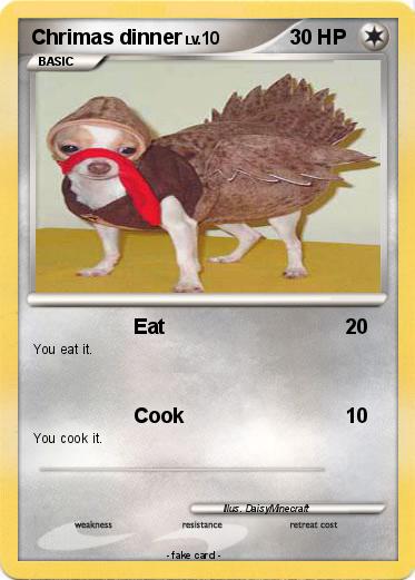 Pokemon Chrimas dinner
