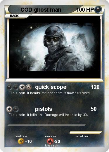 Pokemon COD ghost man