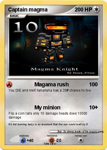 Pokemon Captain magma