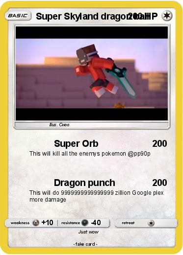 Pokemon Super Skyland dragon ball