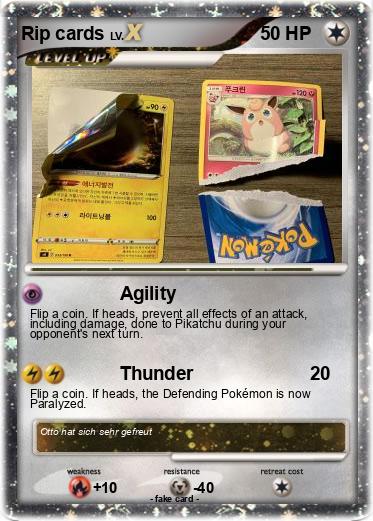 Pokemon Rip cards