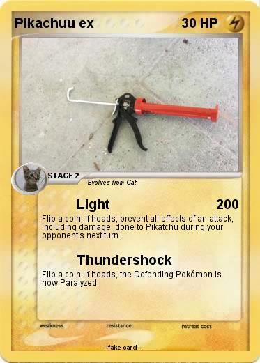 Pokemon Pikachuu ex
