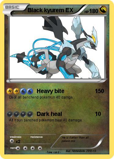Pokemon Black kyurem EX