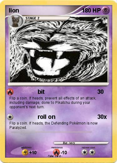 Pokemon lion