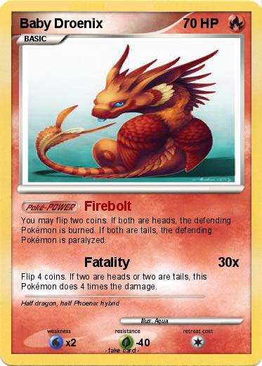 Pokemon Baby Droenix