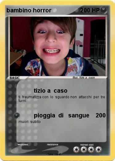 Pokemon bambino horror