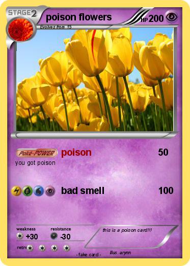 Pokemon poison flowers