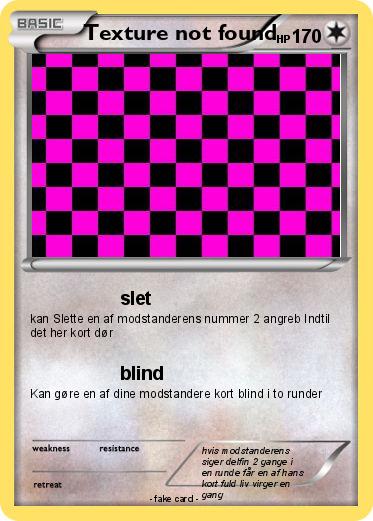 Pokemon Texture not found