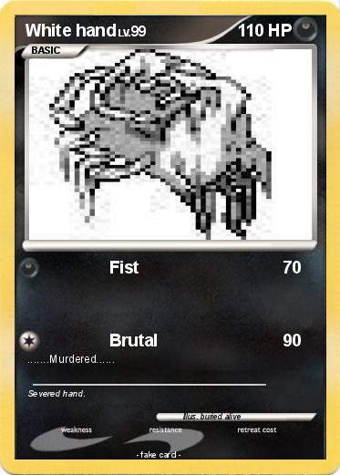 Pokemon White hand