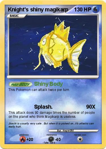 Pokemon Knight's shiny magikarp