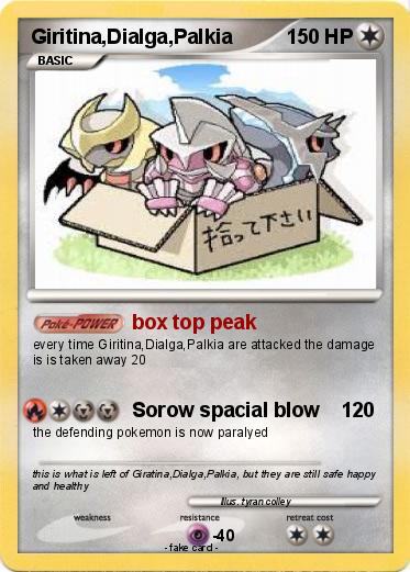 Pokemon Giritina,Dialga,Palkia