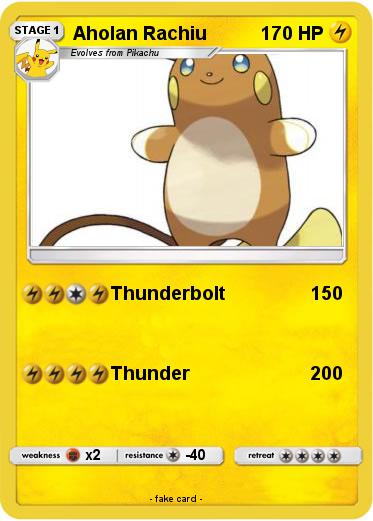 Pokemon Aholan Rachiu