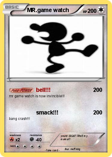 Pokemon MR.game watch