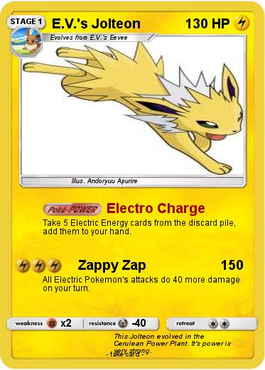 Pokemon E.V.'s Jolteon