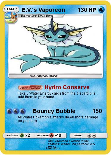 Pokemon E.V.'s Vaporeon