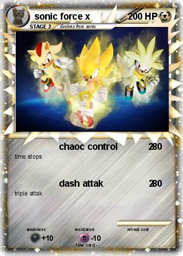 Pokemon sonic force x