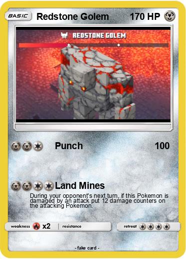 Pokemon Redstone Golem