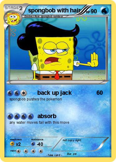 Pokemon spongbob with hair