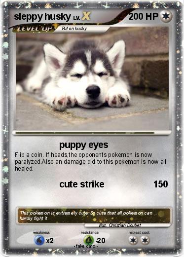 Pokemon sleppy husky