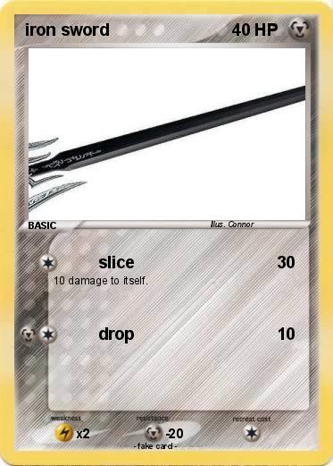 Pokemon iron sword