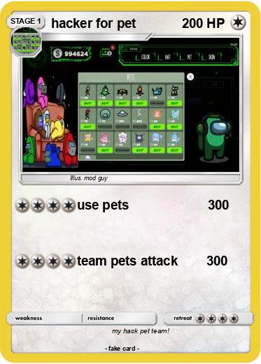 Pokemon hacker for pet